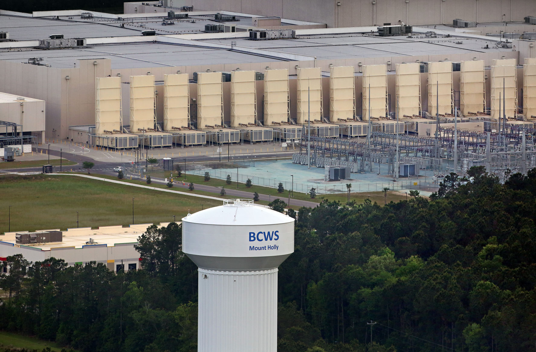 BCWS tight Google Data Center Moncks Corner address, closer to Goose Creek, and closer still to Mount Holly (copy)